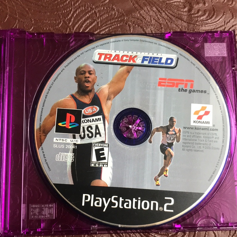Sony PlayStation 2 dvd video game: track and field ESPN the games